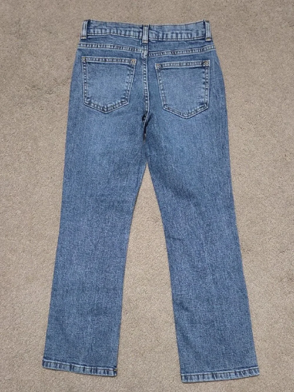 Kids Blue Wash Straight Leg Jeans